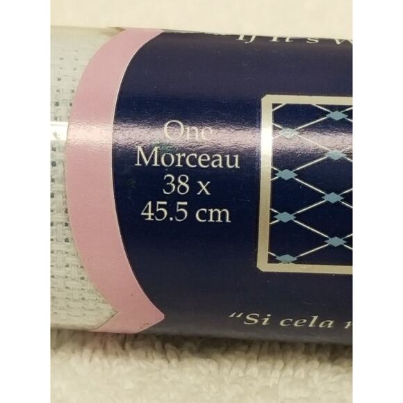 LIGHT BLUE Charles Craft Silver Quality Cross Stitch 14 Count 15" x 18" item325 - Picture 3 of 13